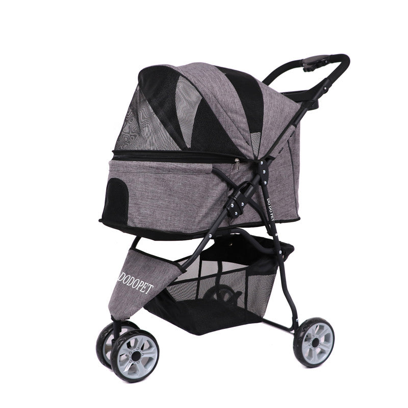 Pet Travel Stroller 3 Wheels Stroller